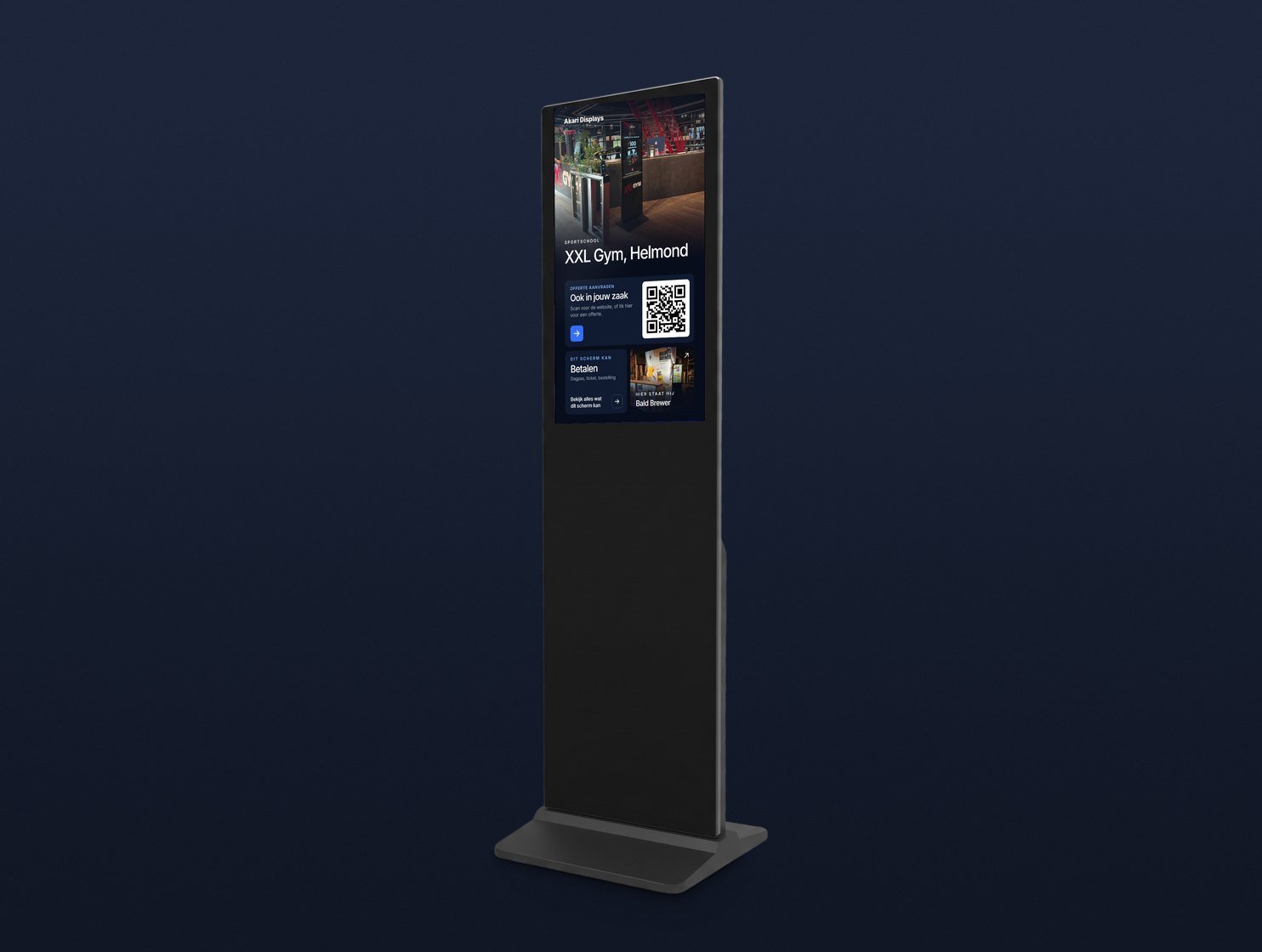 32 inch touchscreen zuil