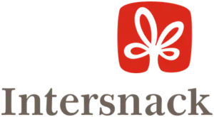 Logo van Intersnack, klant van Akari Displays
