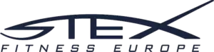 Logo van STEX Fitness Europe, klant van Akari Displays